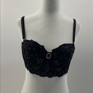 Marciano jeweled stone bustier